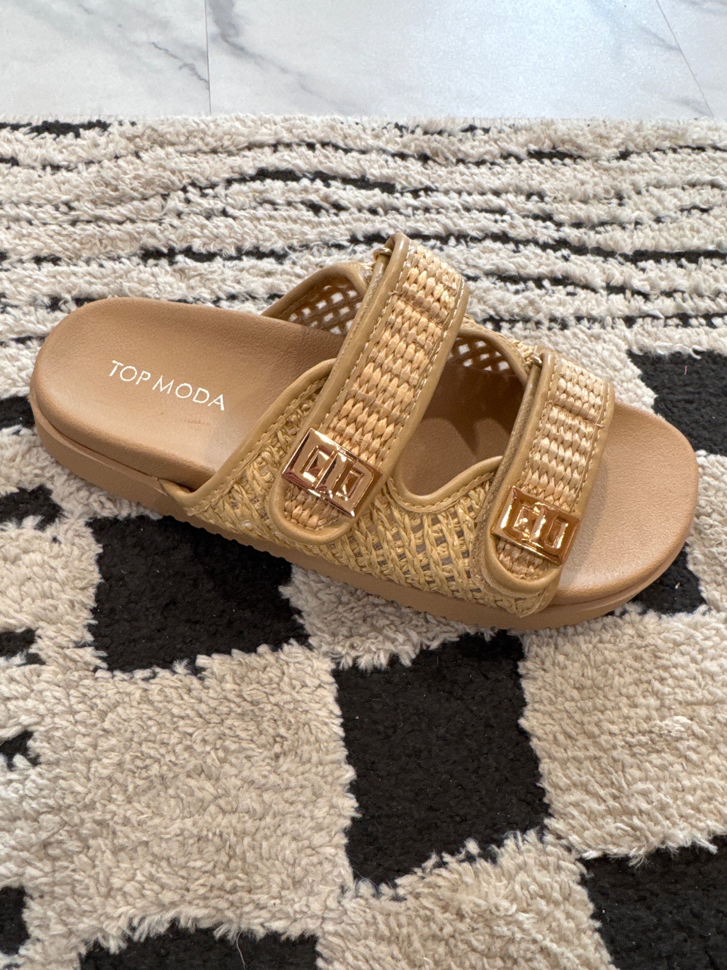Double Strap Platform Sandals