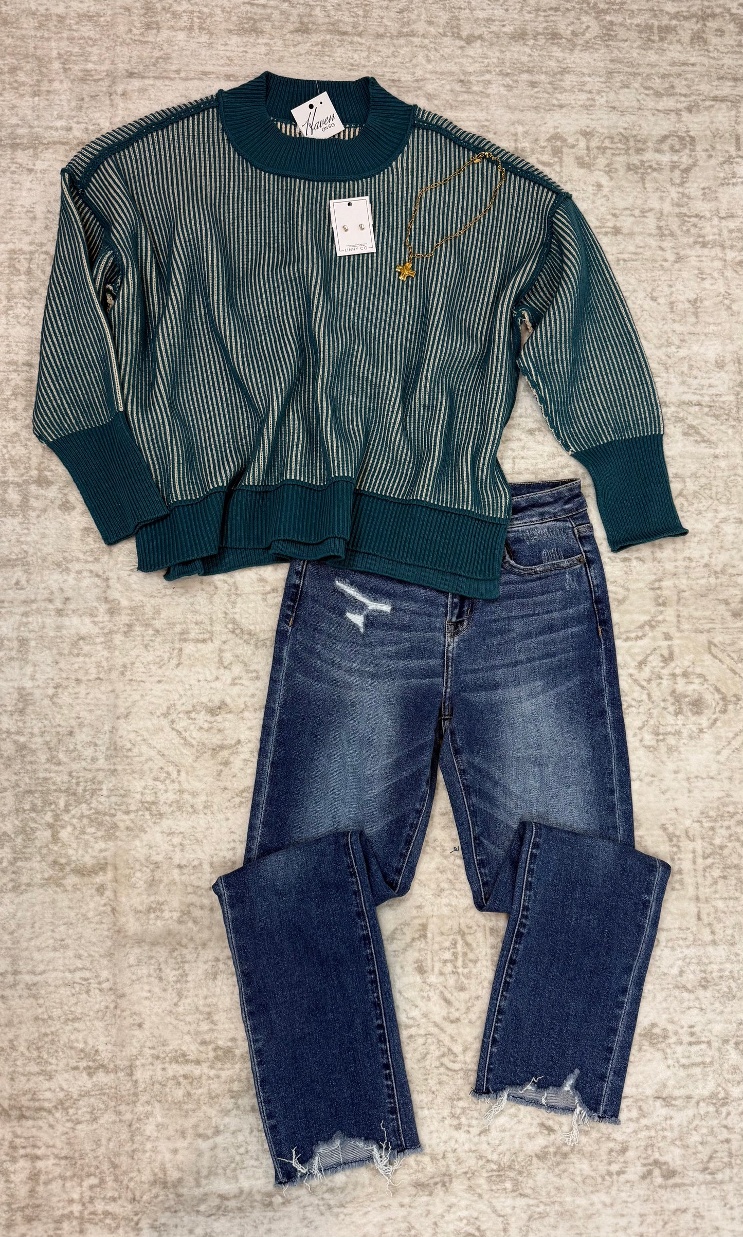 Mylie Two Tone Sweater