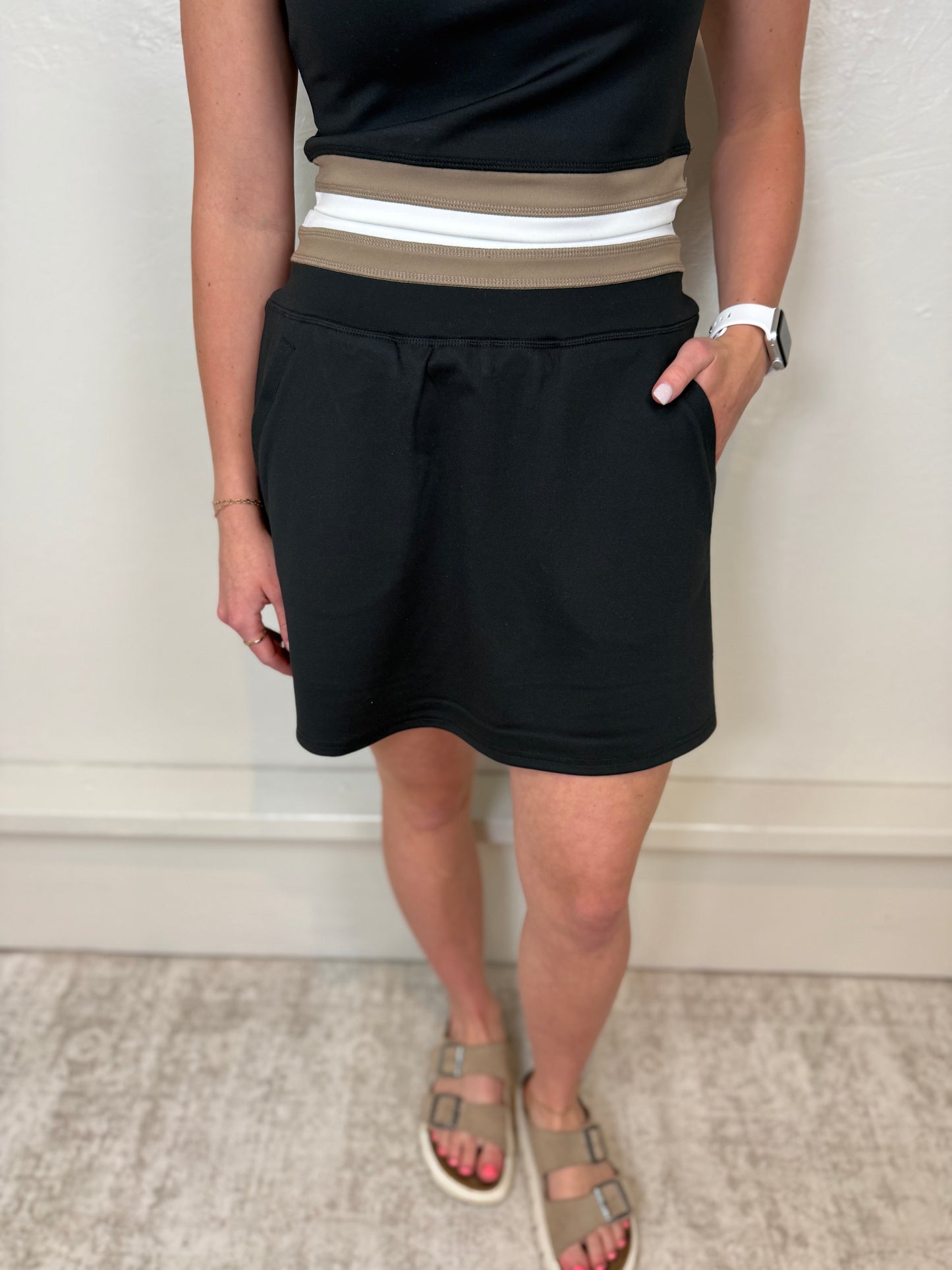 Wendy Black Skort