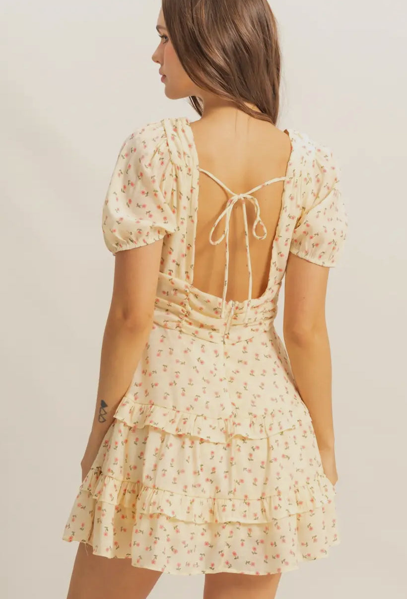Sara Floral Mini Dress