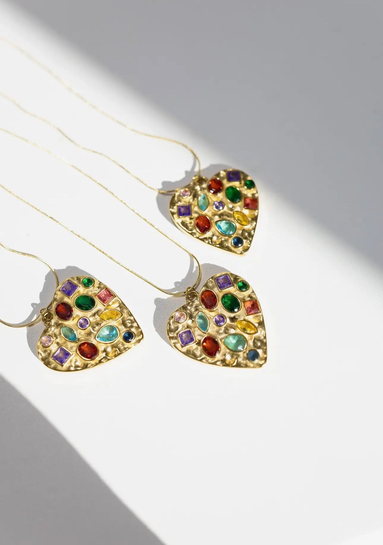 Confetti Heart Necklace