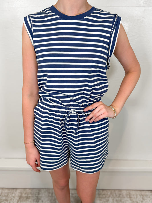 Jadie Stripe Romper