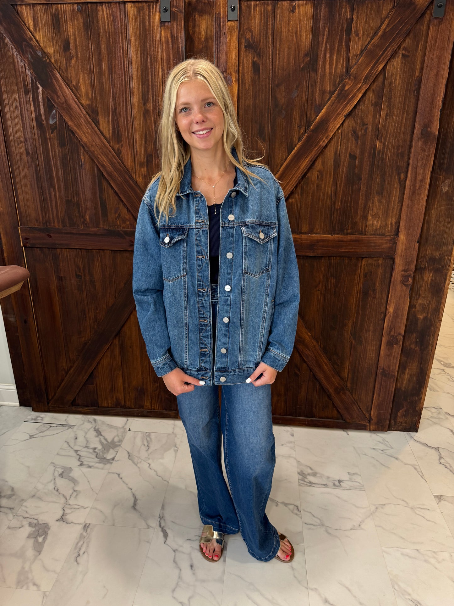 Oakleigh Oversized Denim Jacket