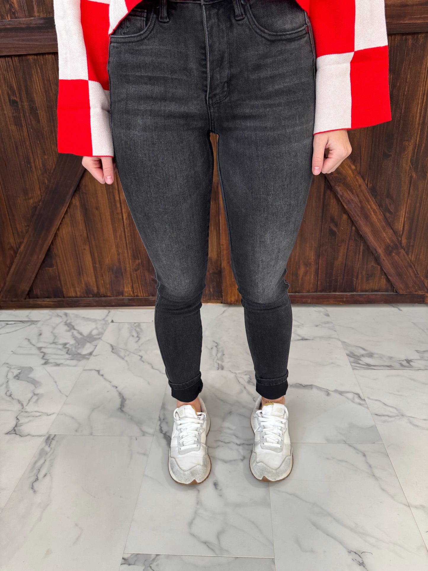 Leilani Black Skinny Jeans