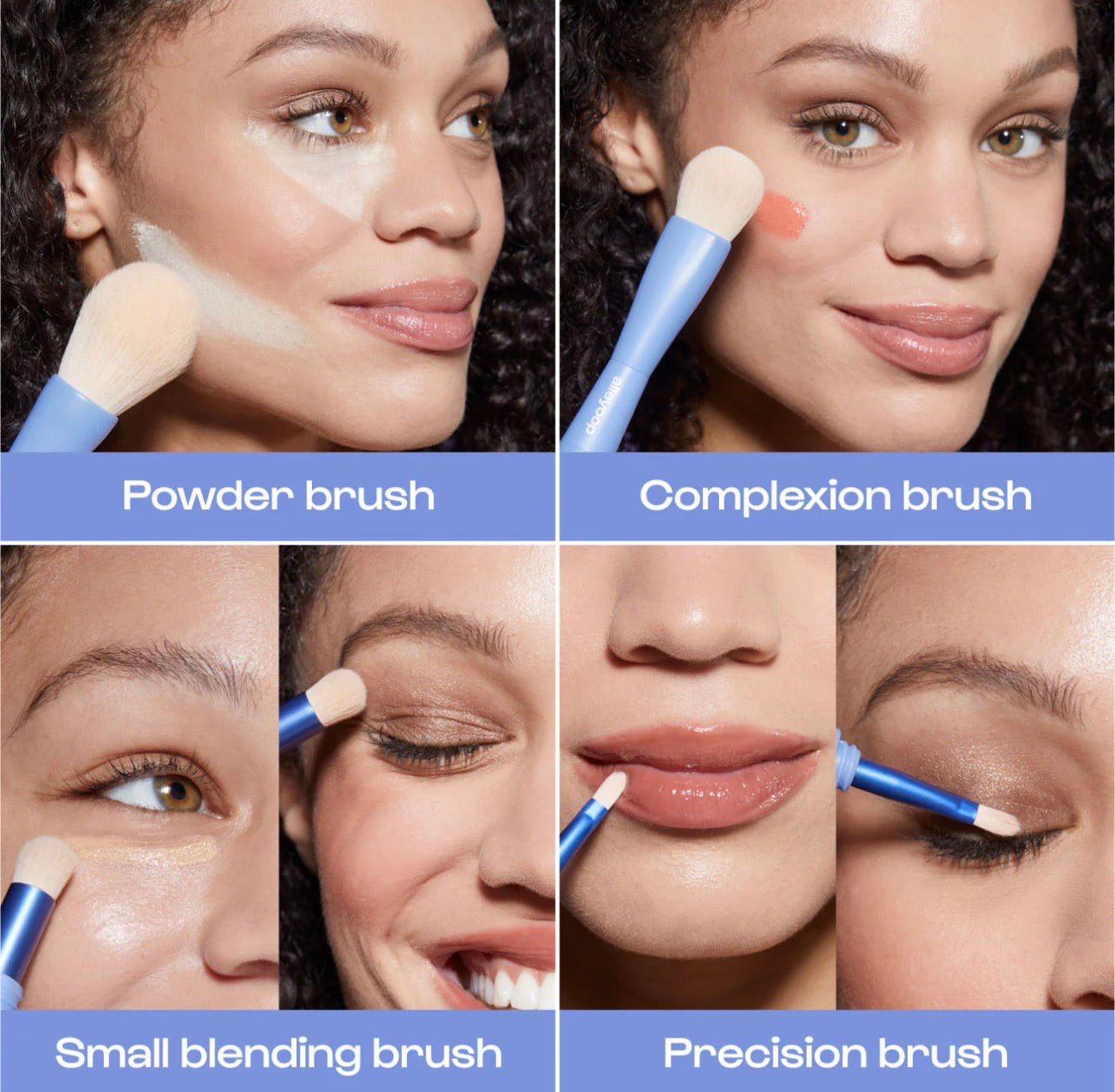 4-in-1 Makeup Brushes