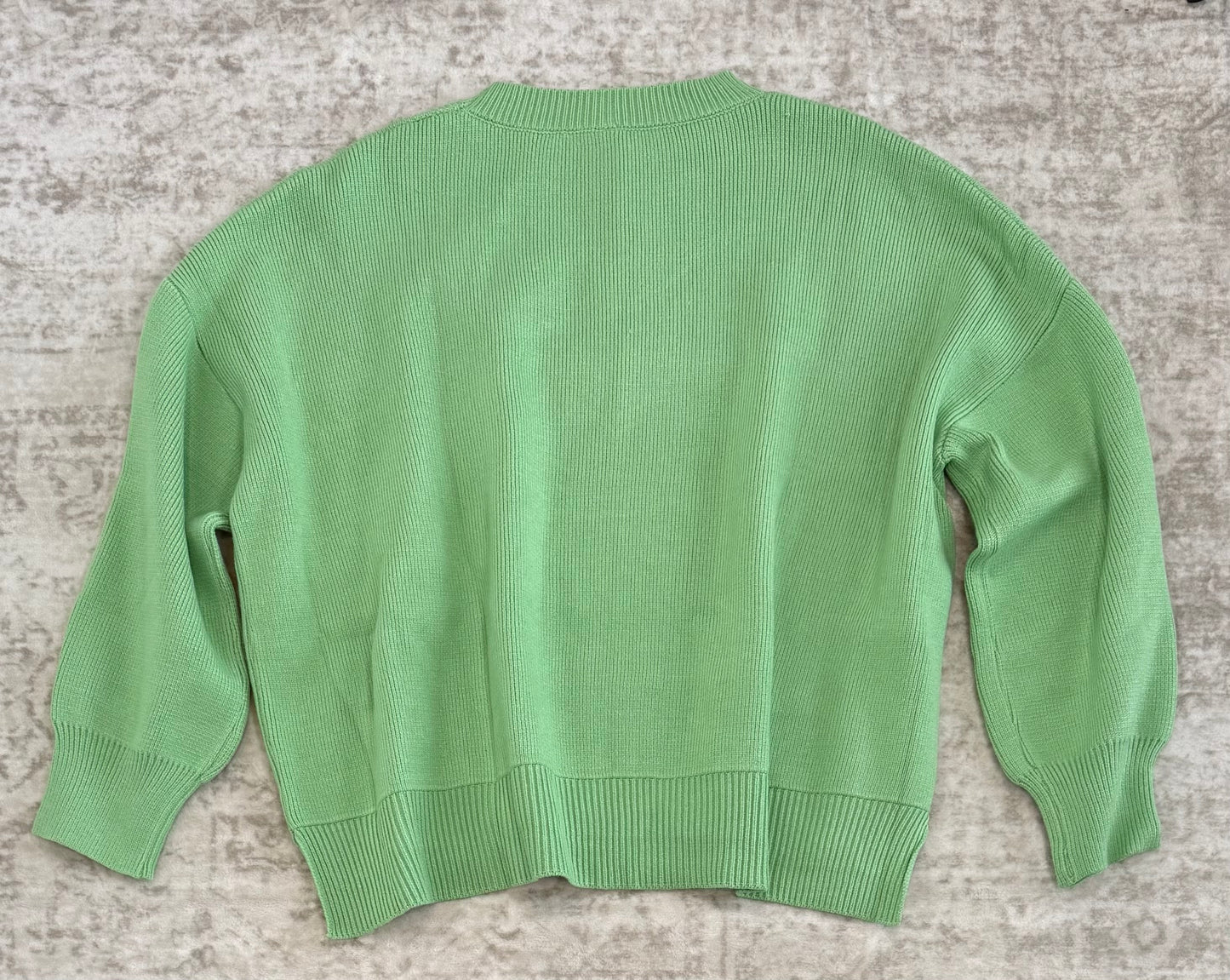 Maren Green Knit Sweater
