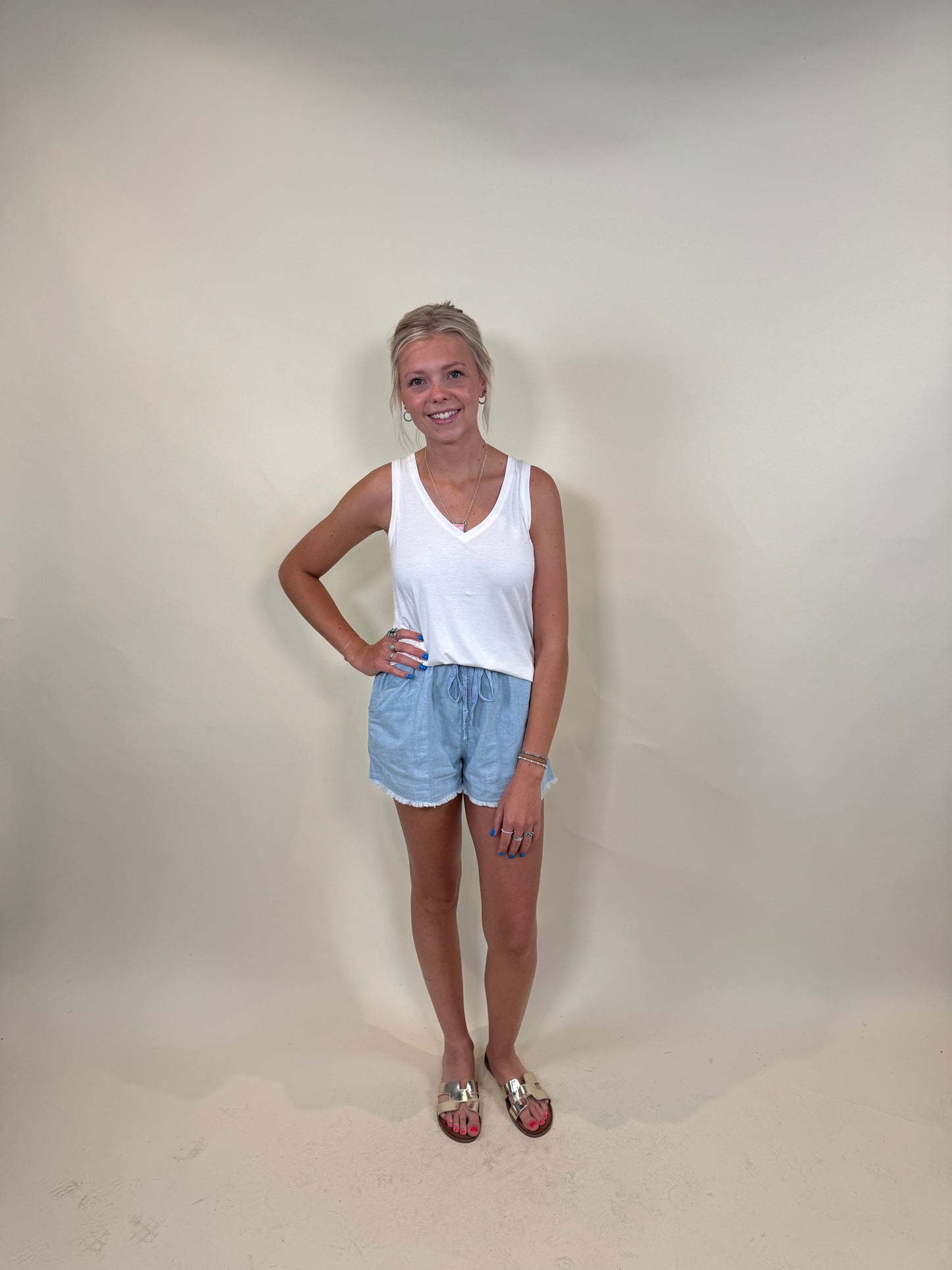 Meredith V-neck Tank