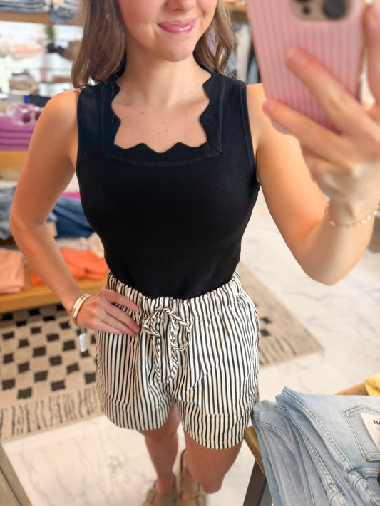 Maddie Scallop Hem Tank