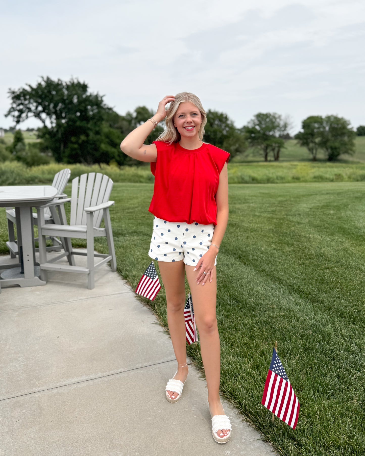 Charlotte Polka Dot Short