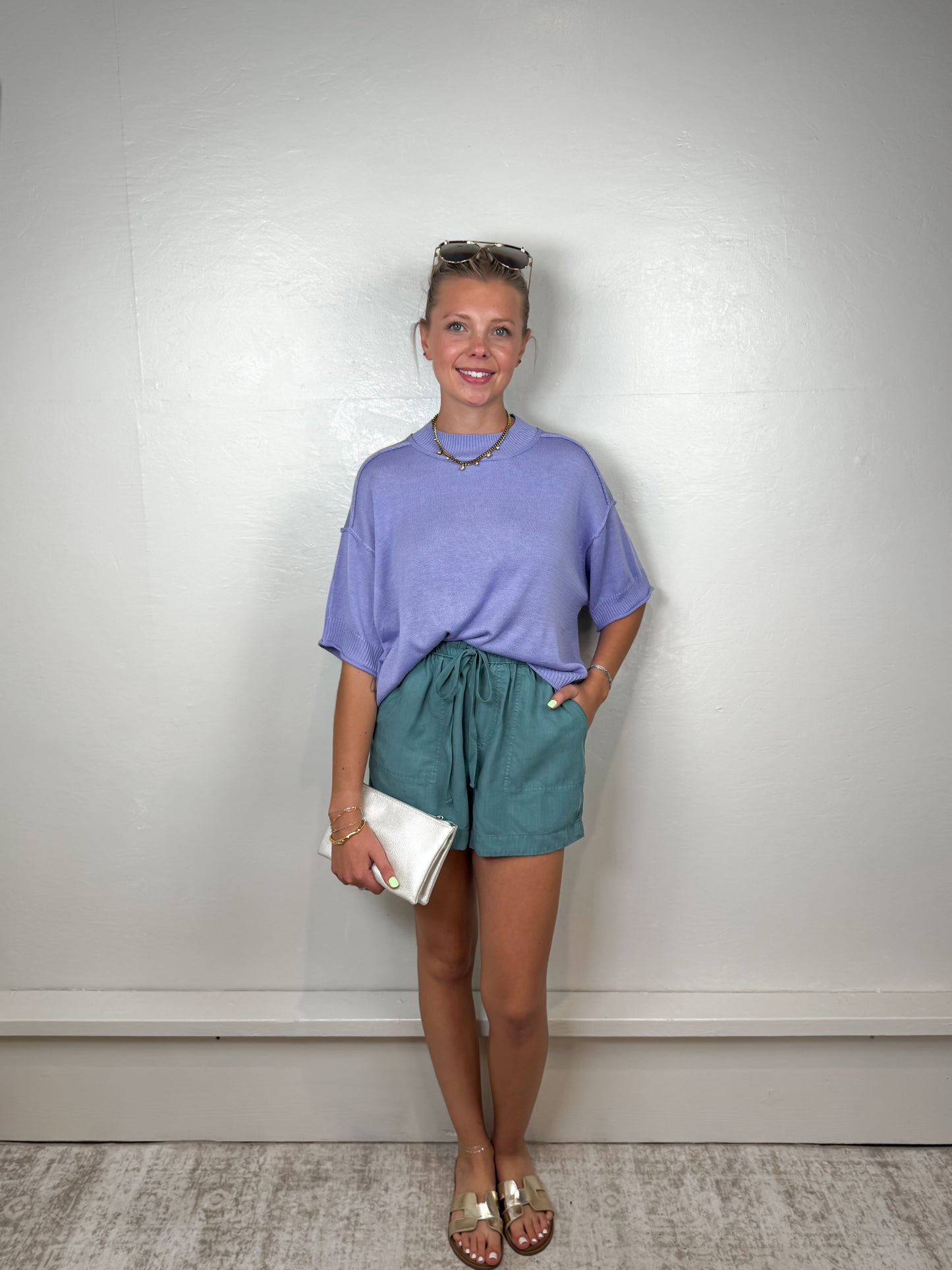 Sophie High Rise Pull On Short