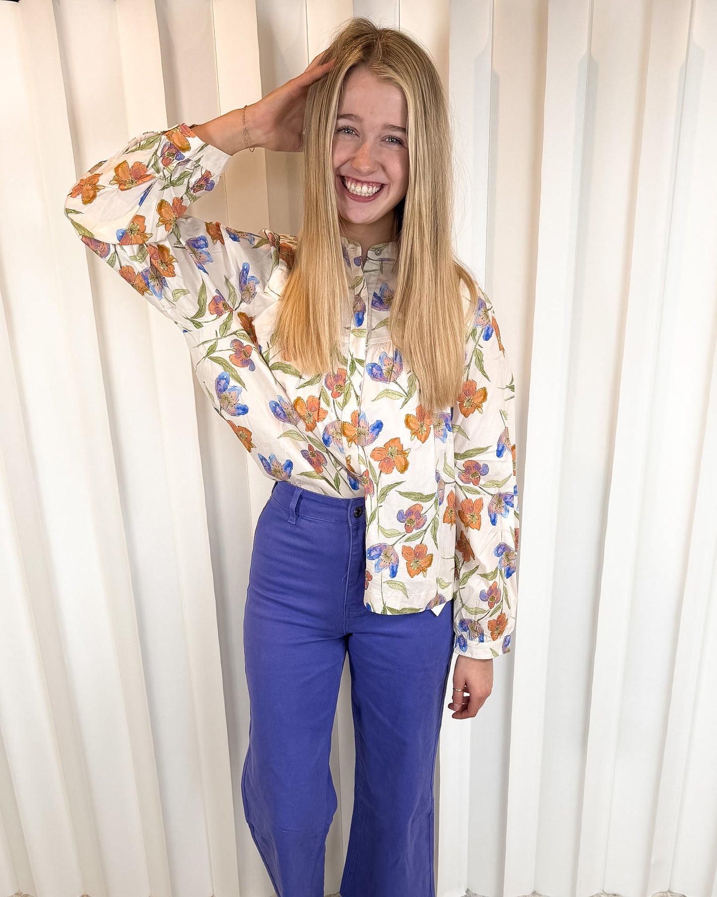 Marie Stretch Wide Leg Jean