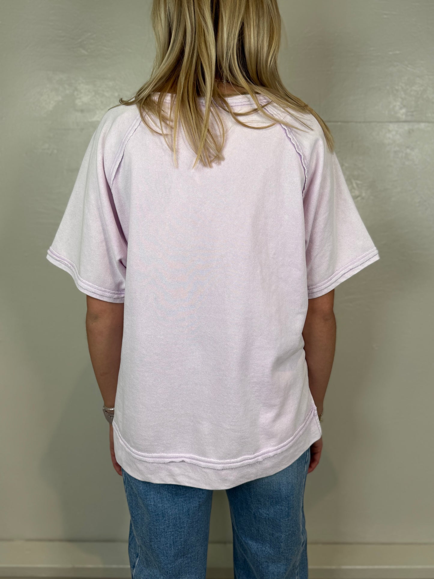 Noelle Oversized Terry Basic Top