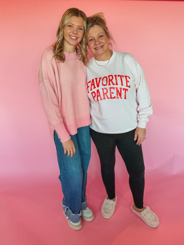 Jayla Pink & Taupe Sweater