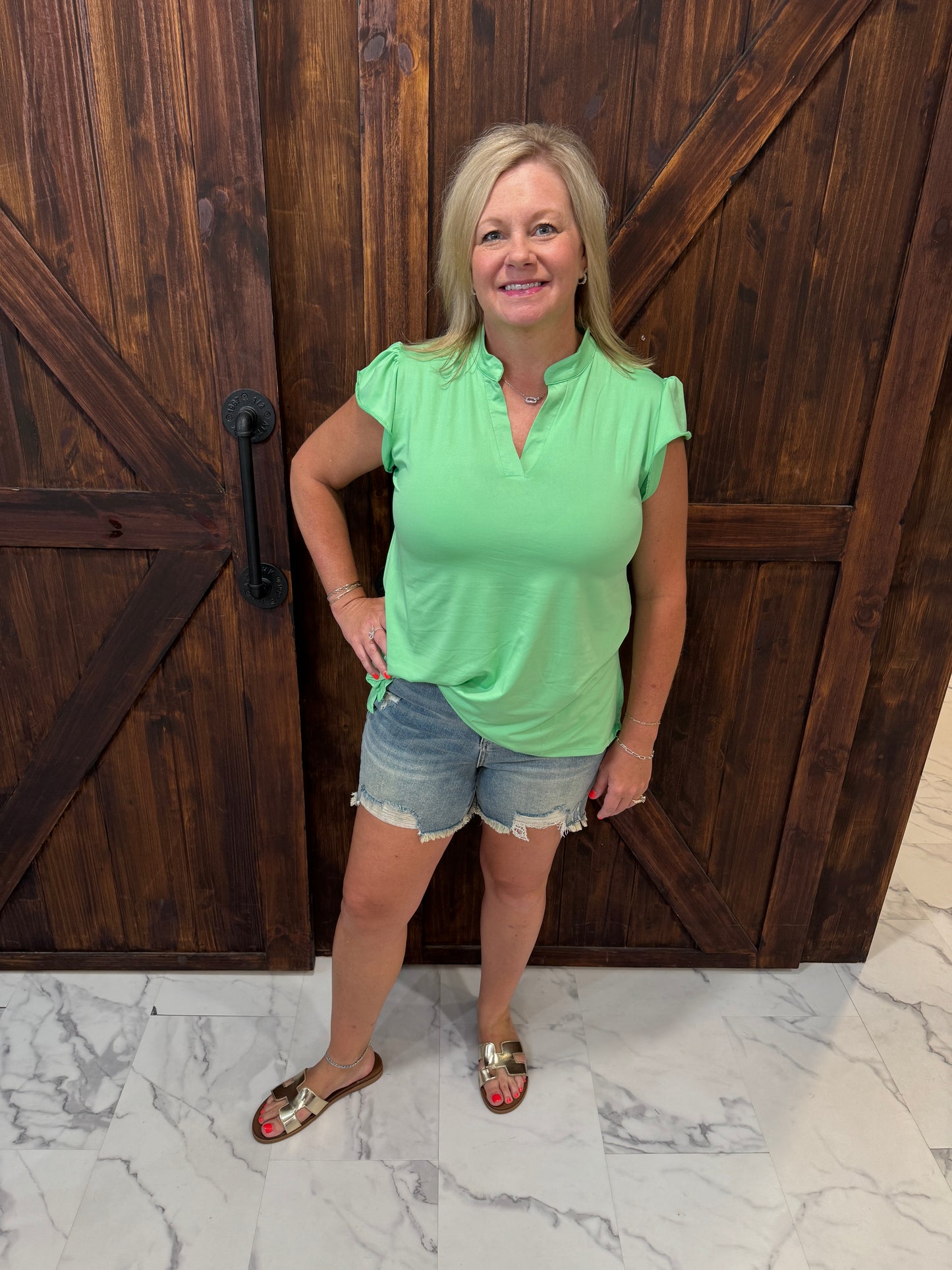 Nicole V-Neck Top