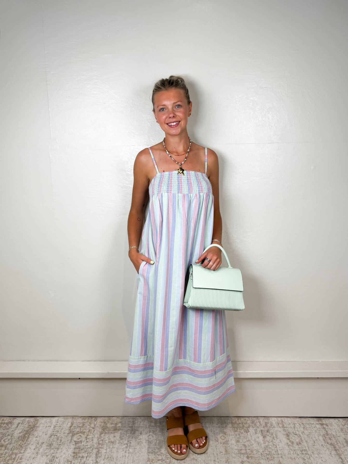 Breckyn Multi-Stripe Dress