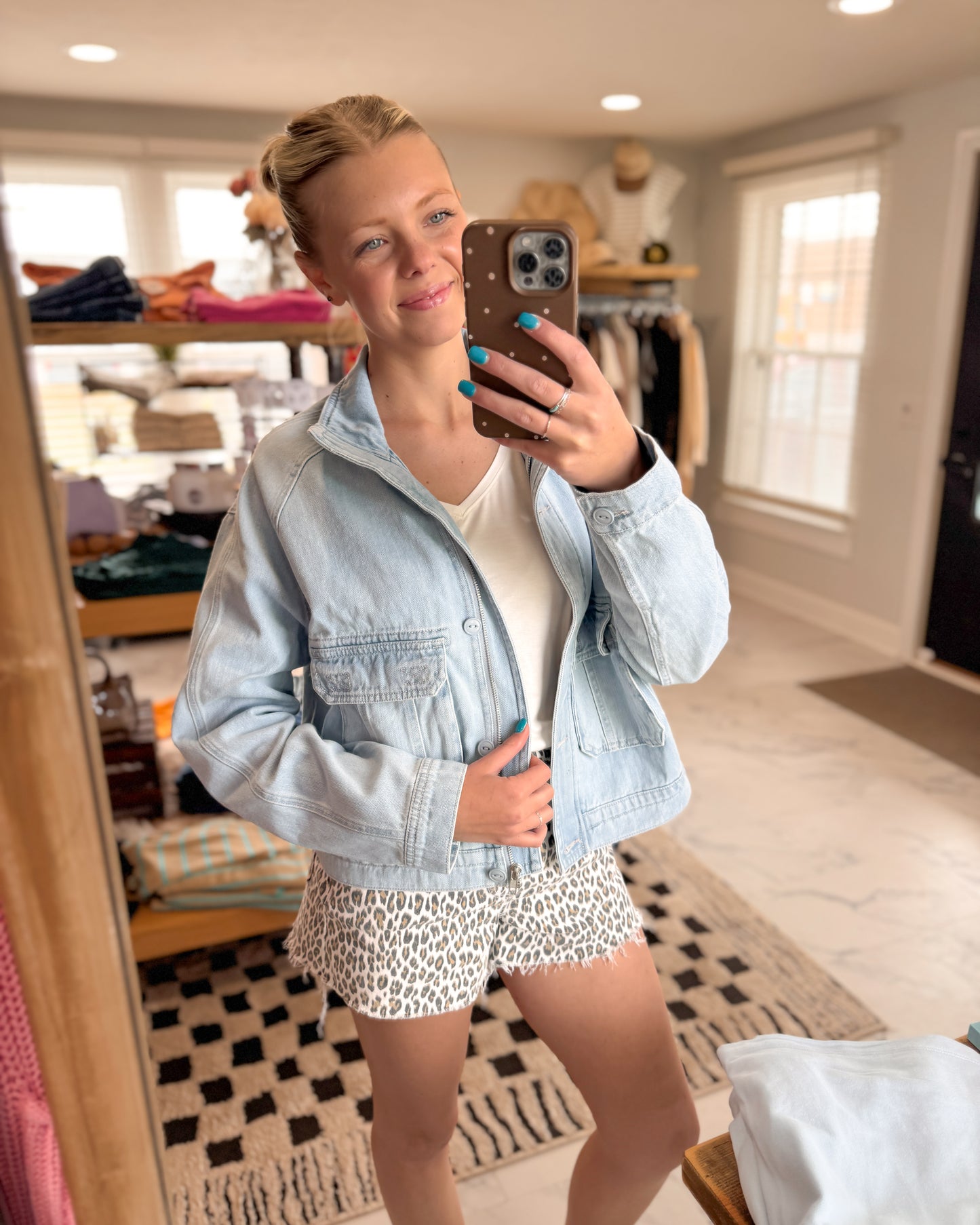 Ivy Light Wash Denim Jacket