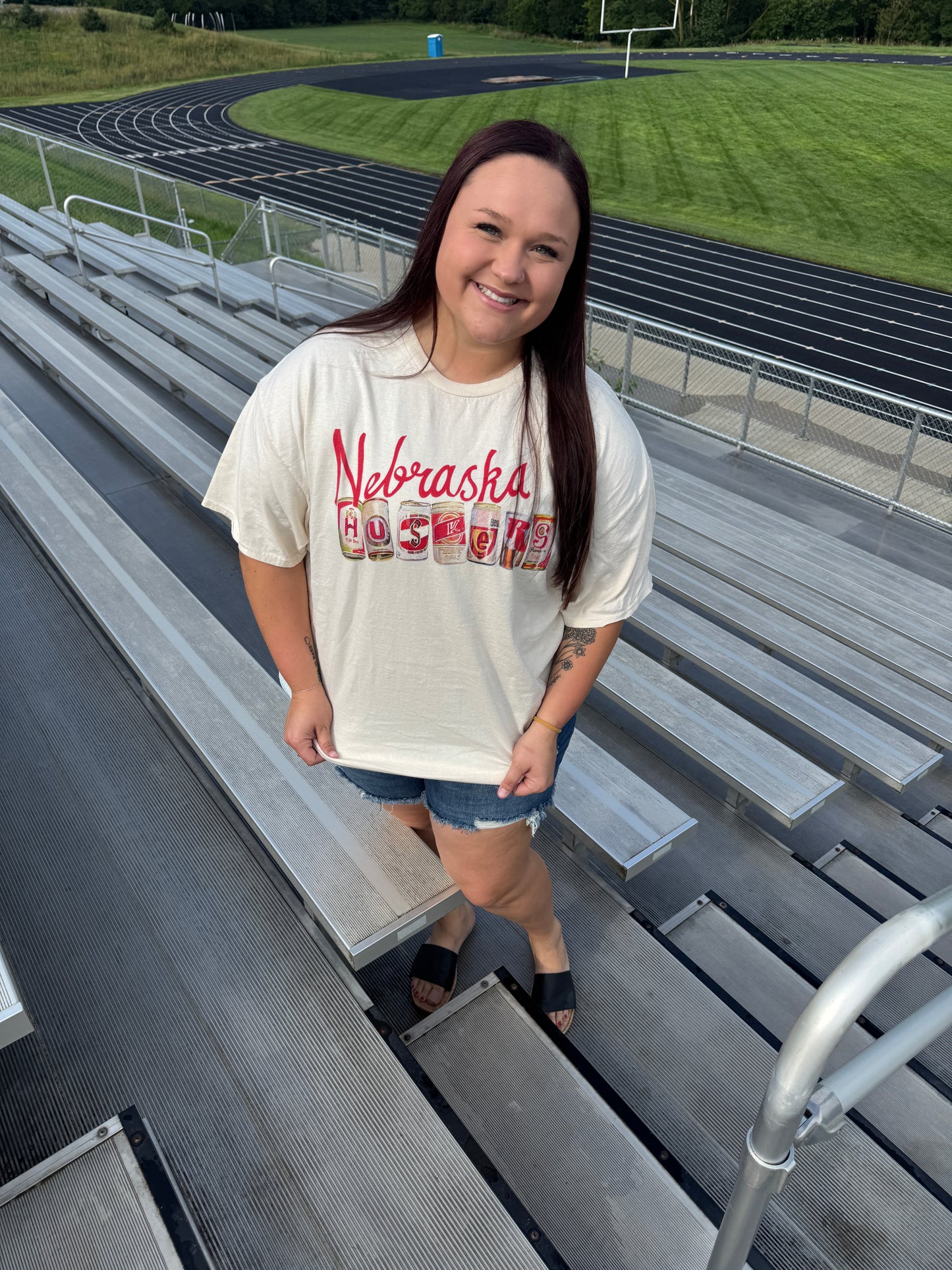 Nebraska Huskers Cans Tee