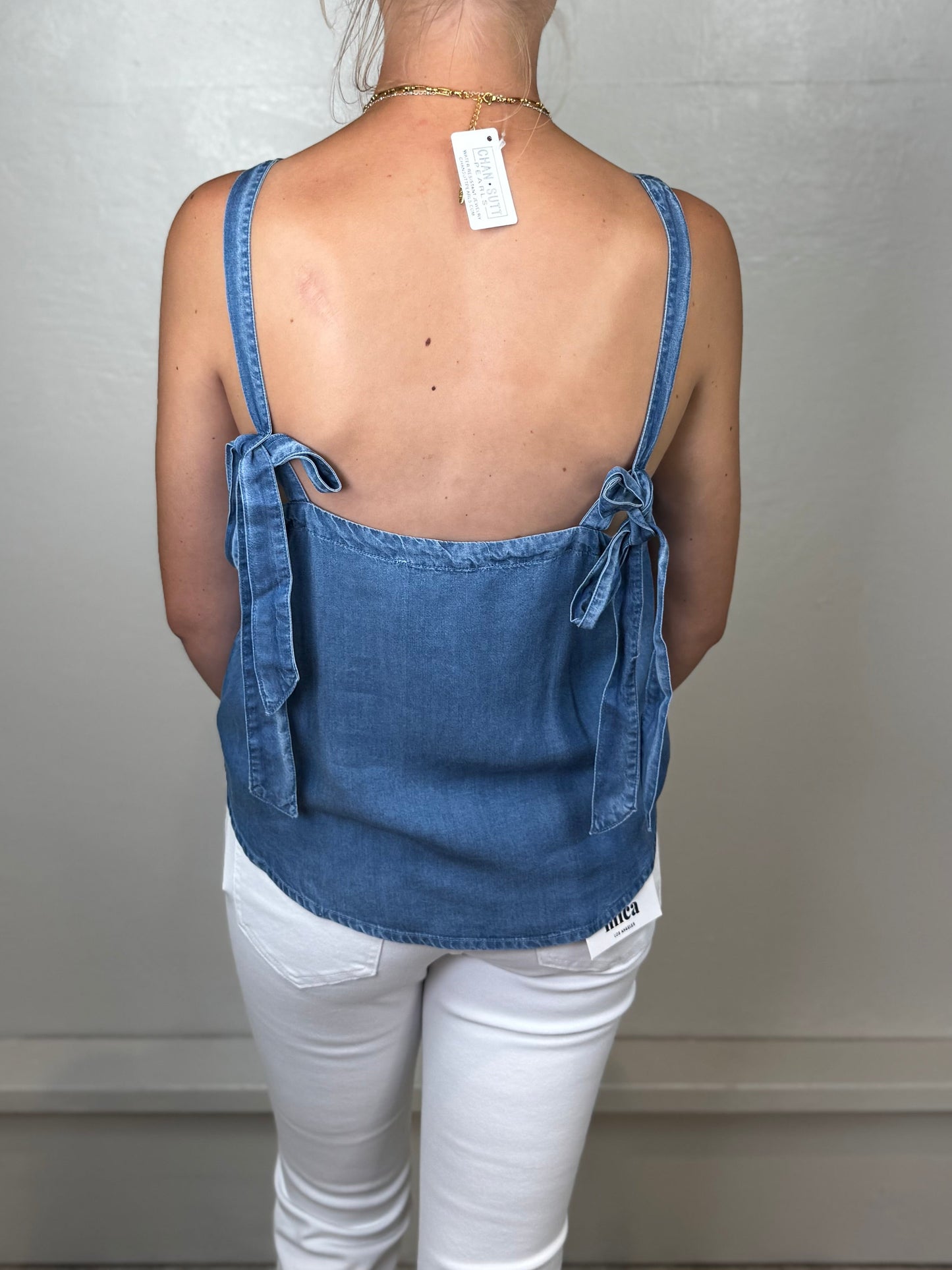 Jaden Light Denim Tank