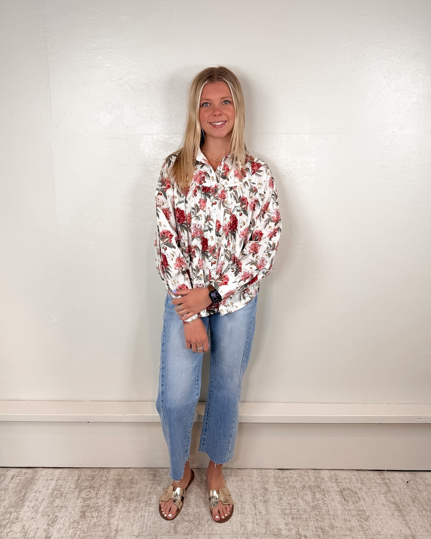 Reese Floral Print Long Sleeve