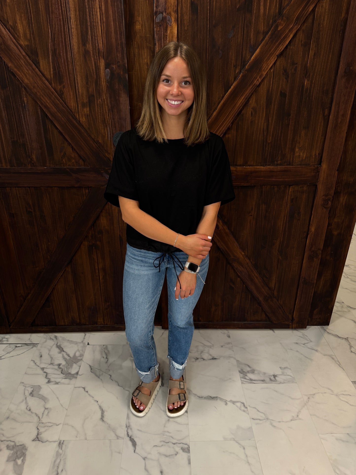 Natalie Drawstring Top