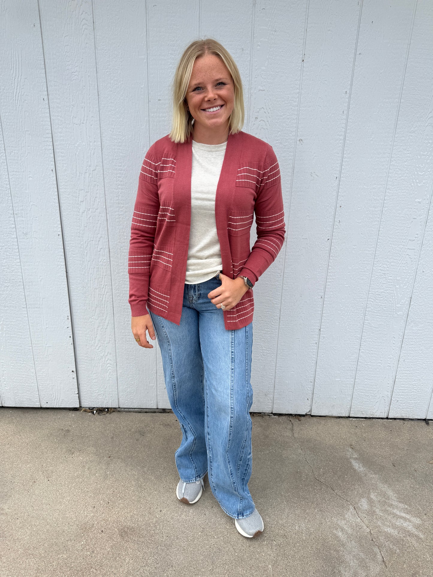 Elly Stripe Cardigan