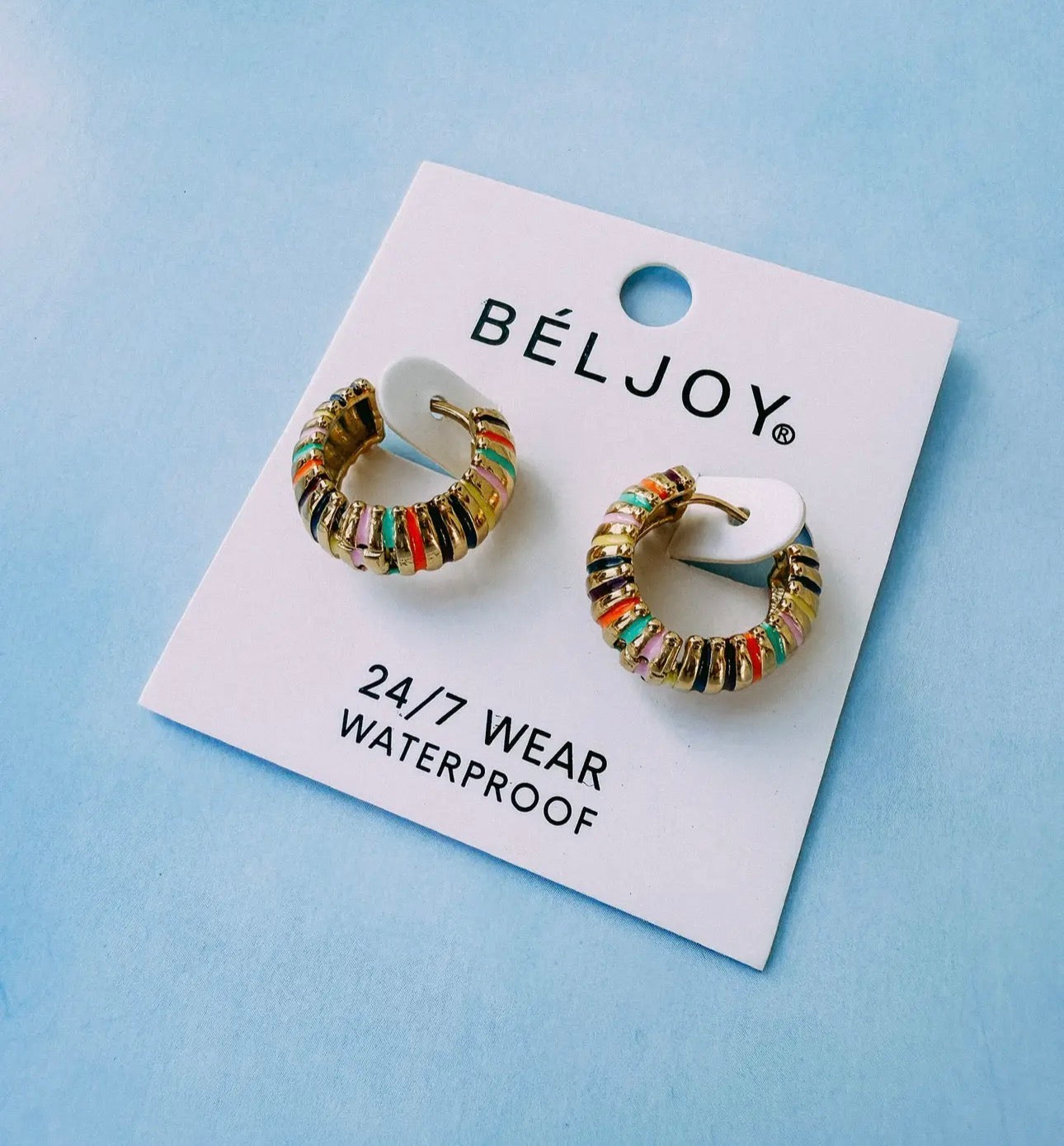 Colorful Hoop Earrings