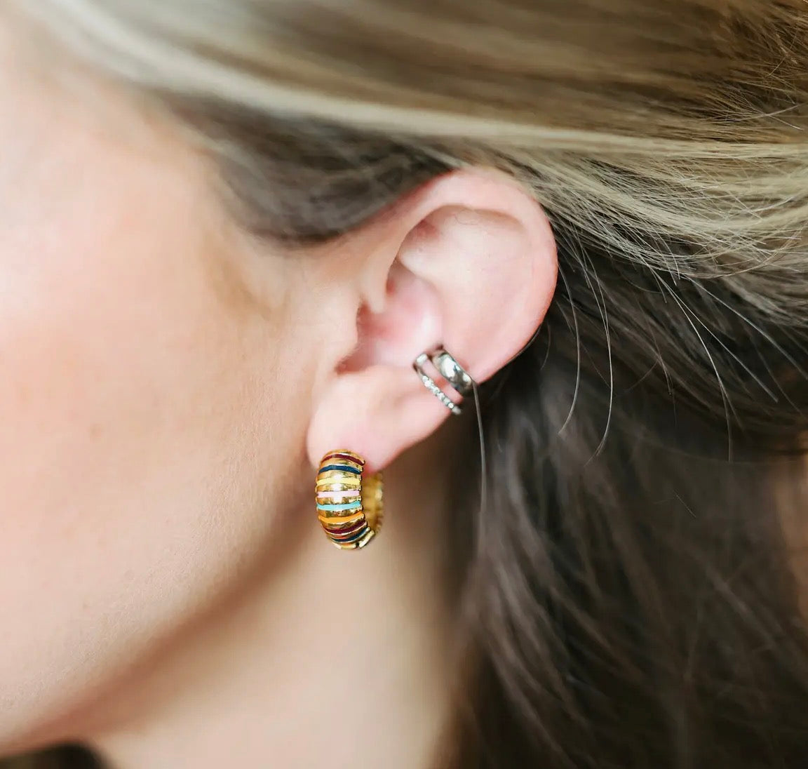 Colorful Hoop Earrings