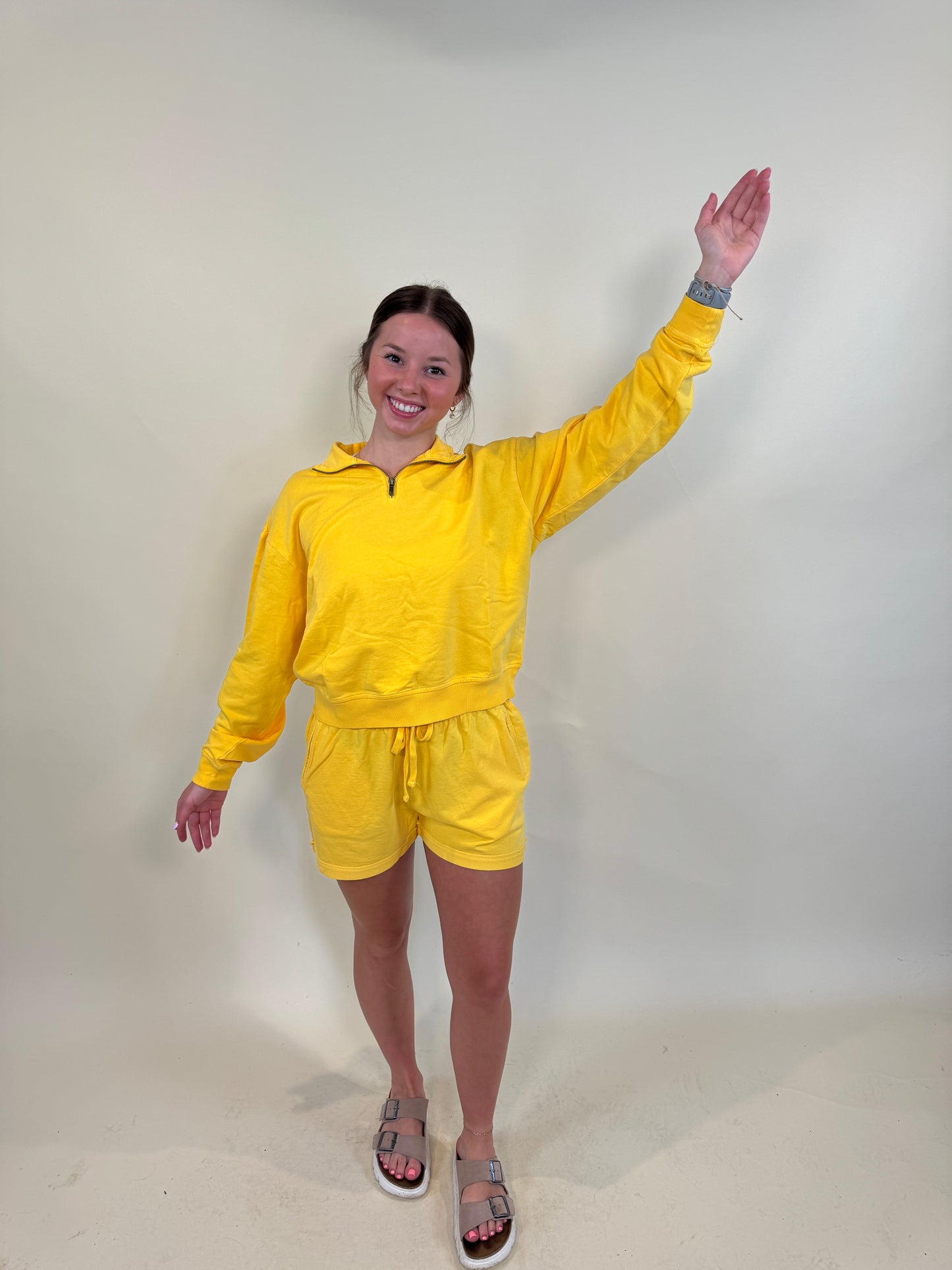 Halle Half Zip Sweatshirt