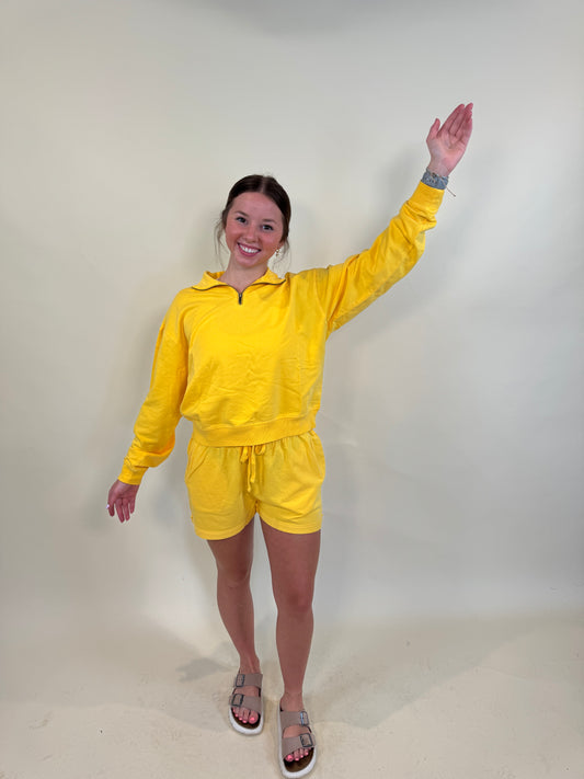 Halle Half Zip Sweatshirt