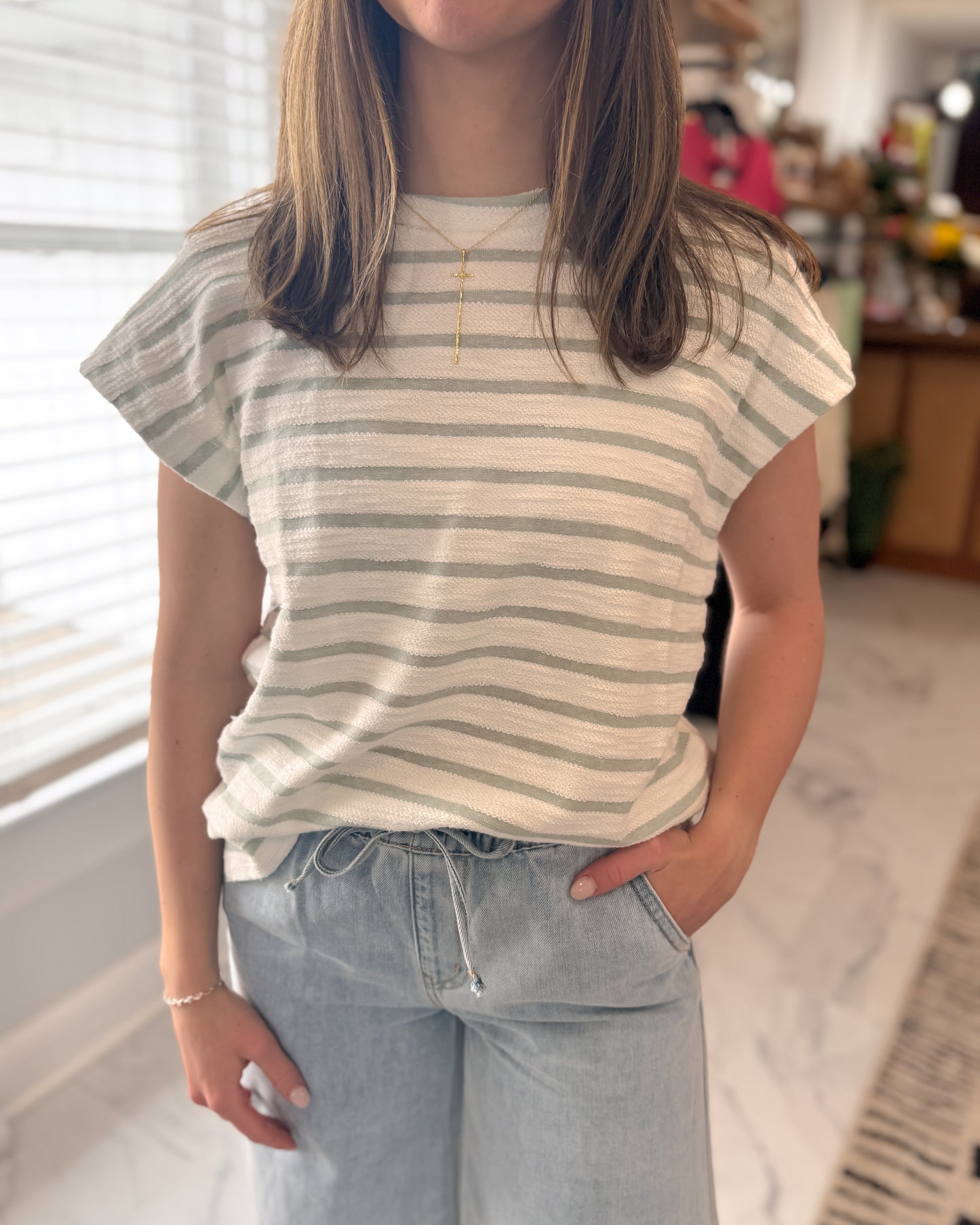 Makayla Striped Tee