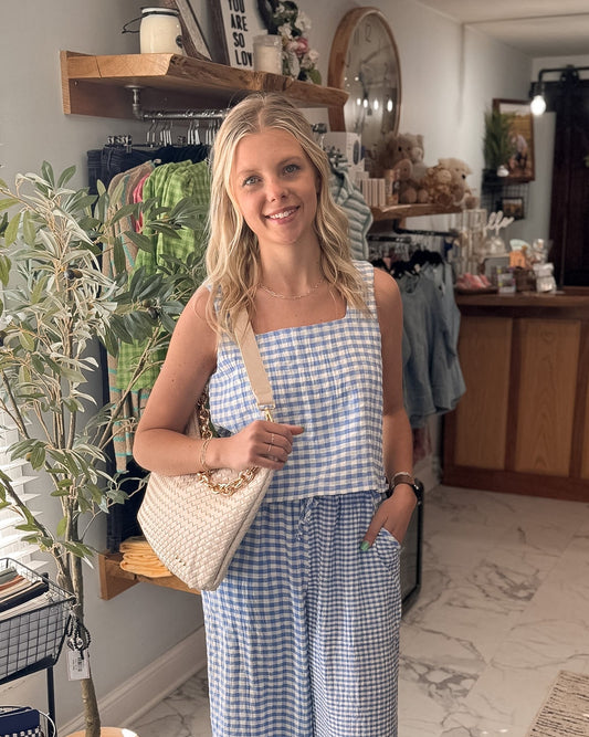 Shaylee Gingham Tank