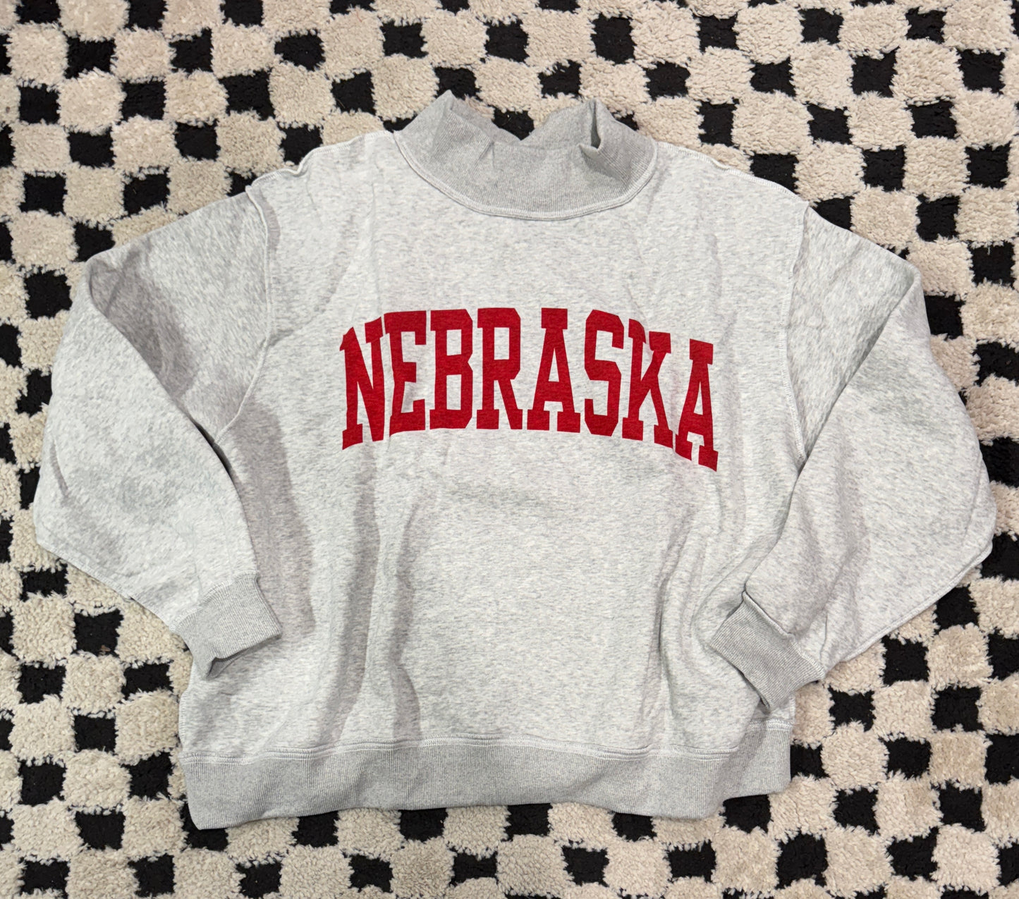 Nebraska Reversible Mock Neck