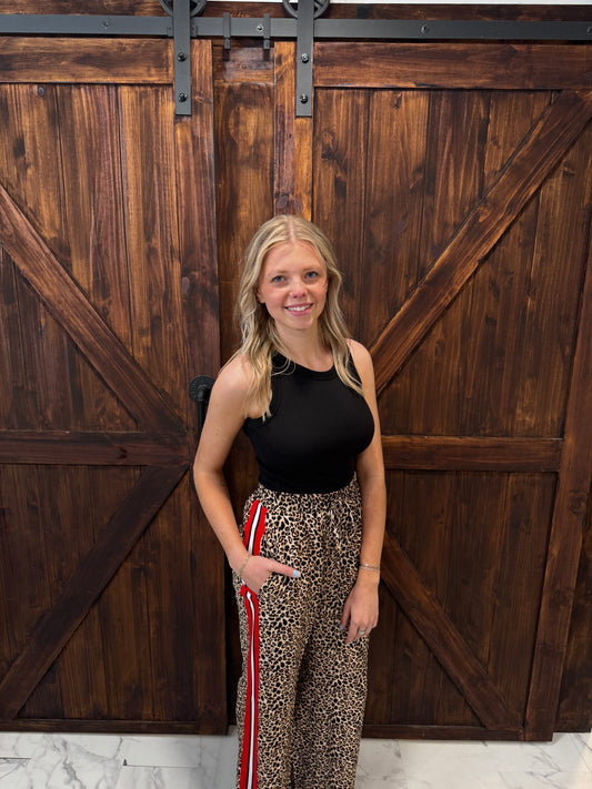 River Leopard Pants