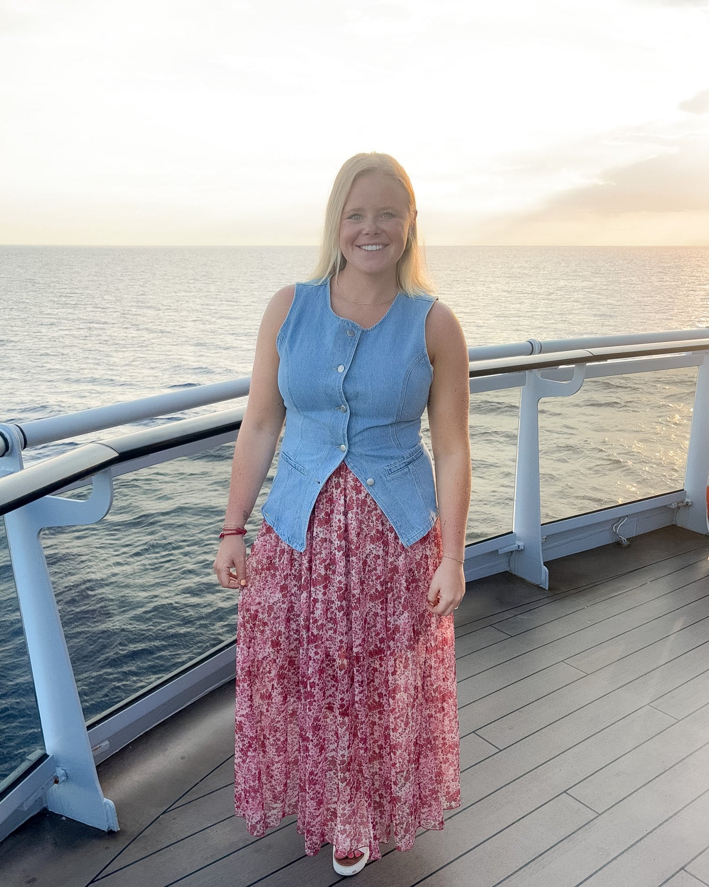 Raelyn Floral Mesh Skirt
