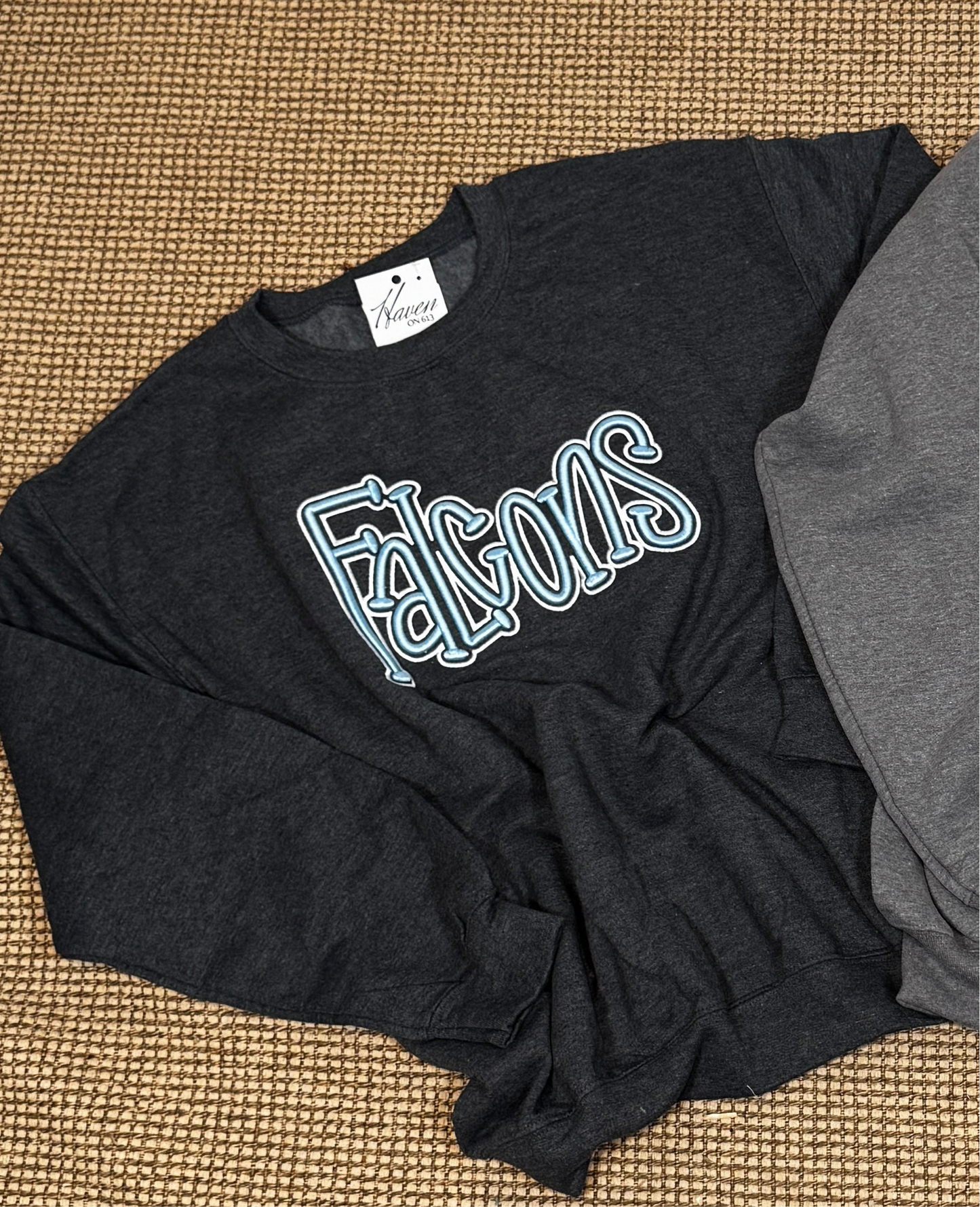 Falcons Embroidered Crewneck