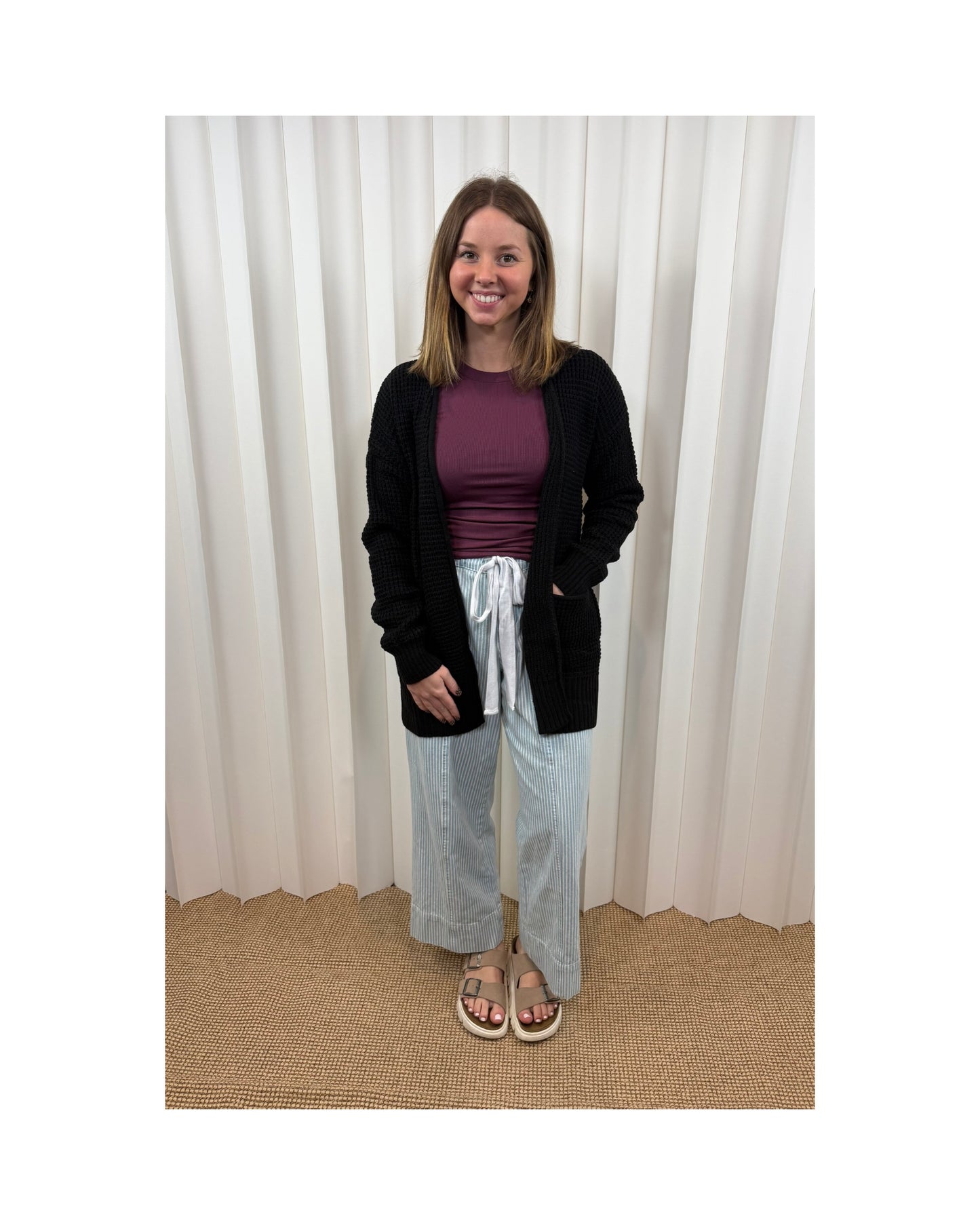 Serenity Long Sleeve Ribbed Top