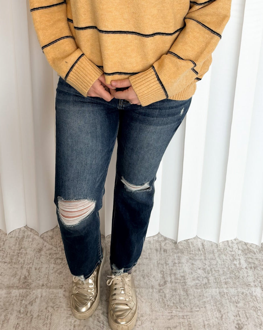 Winnie Crop Straight Jean