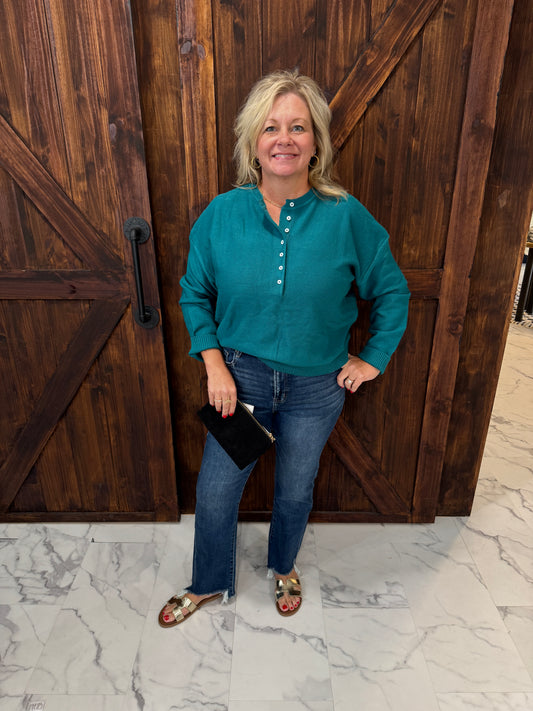 High Waist Straight Leg Jeans