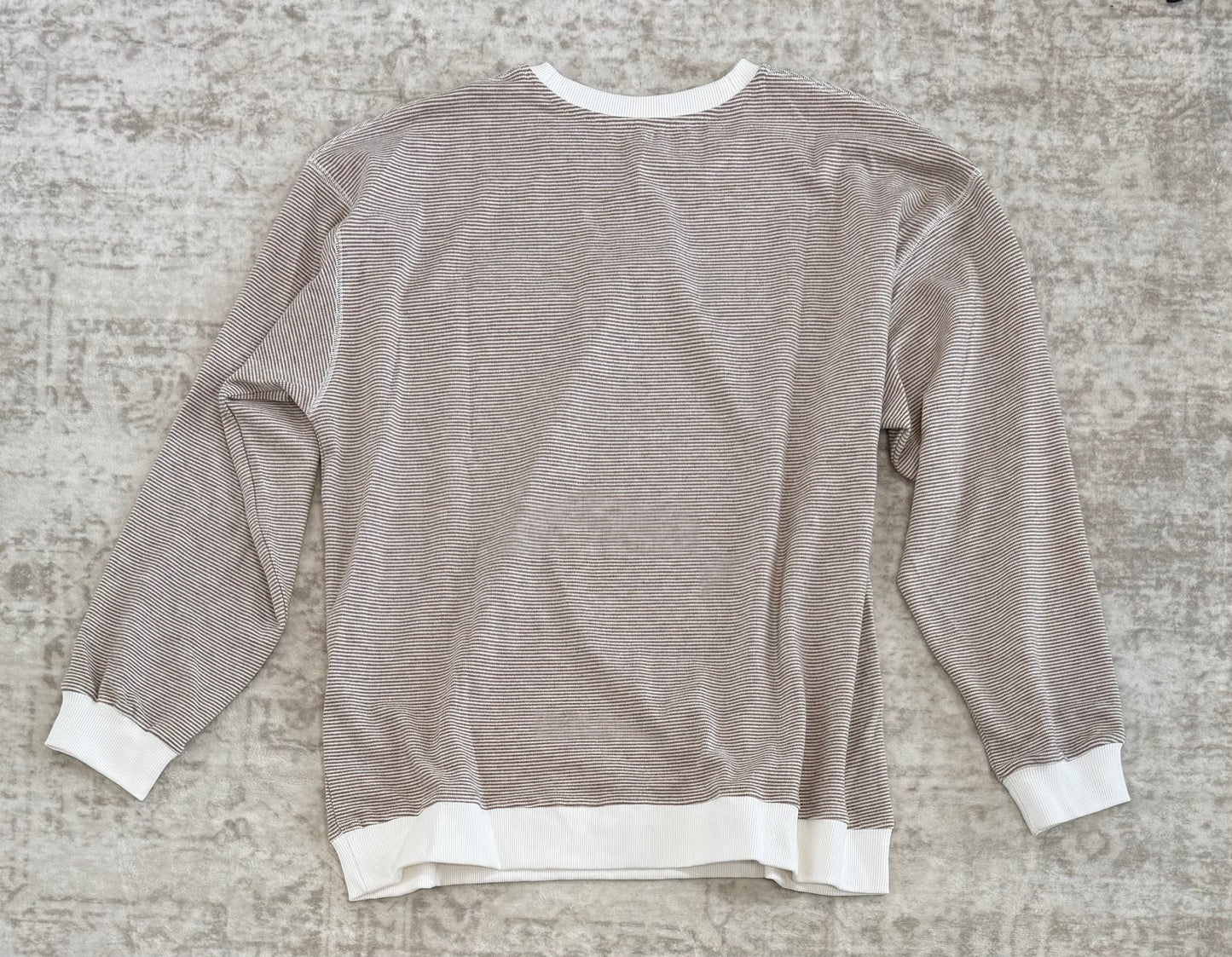 Anna Basic Striped Pullover