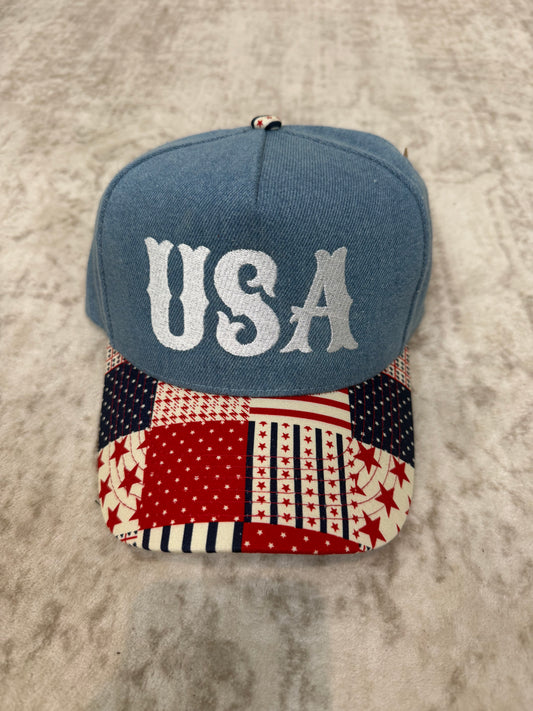 USA Embroidered Trucker Hat