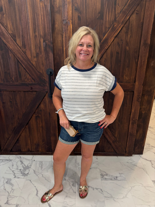 Jenna Textured Knit Top