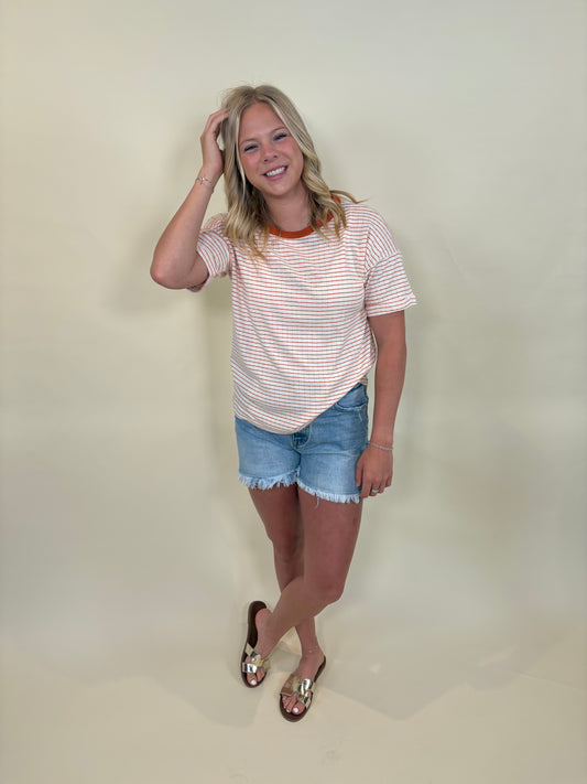 Evelyn Stripe Top