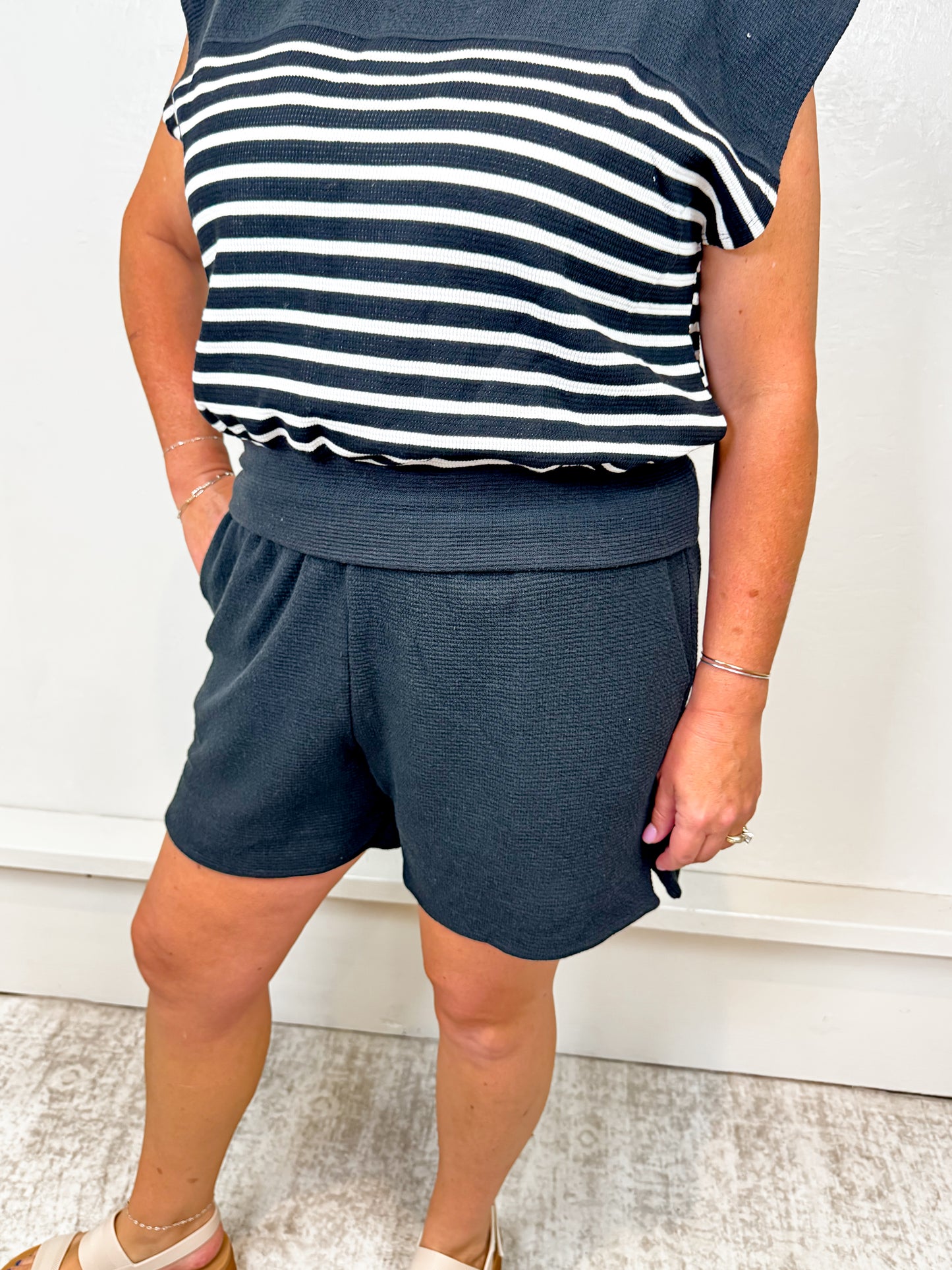 Milly Black Shorts