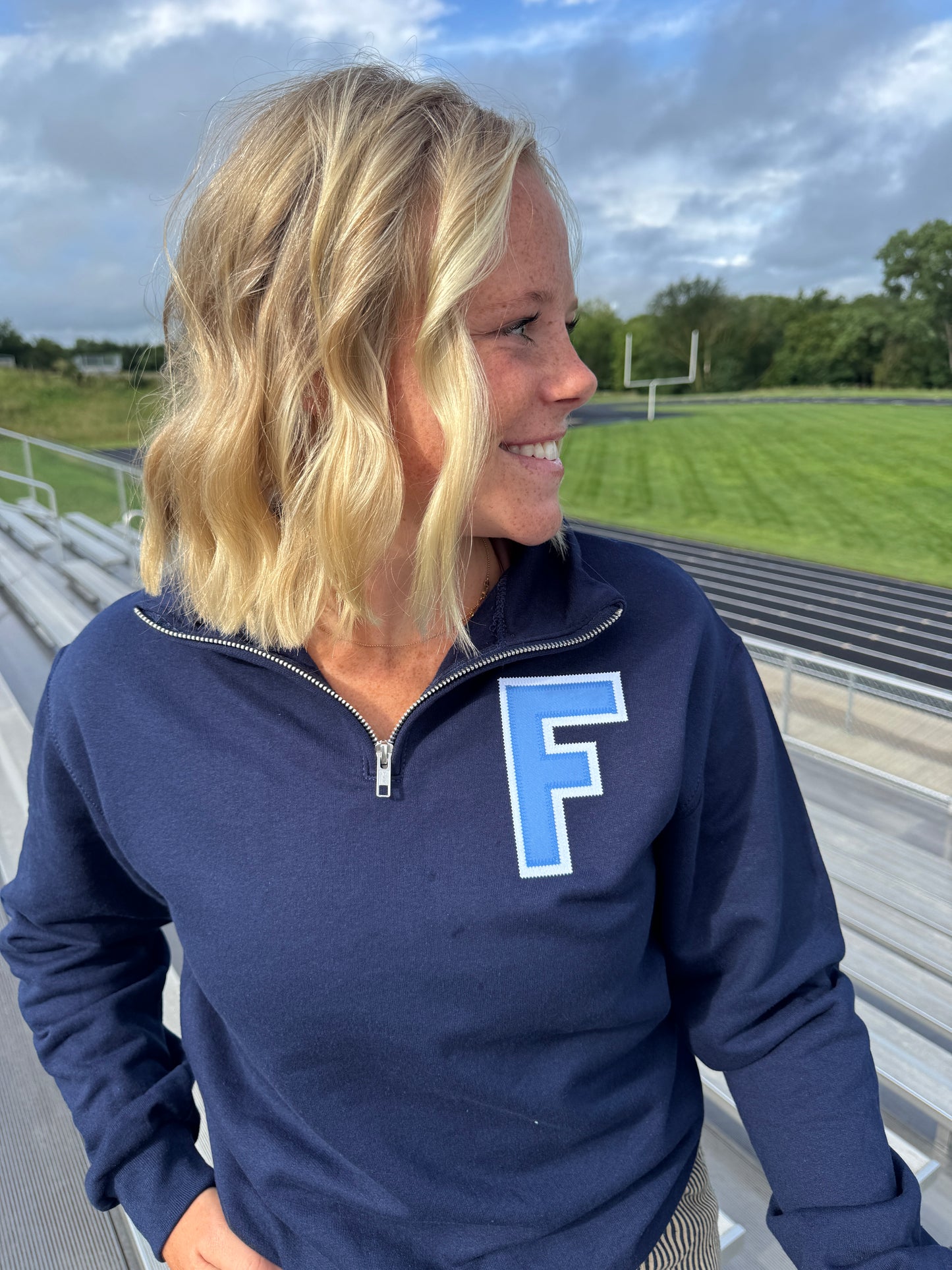 Varsity F Zip Up