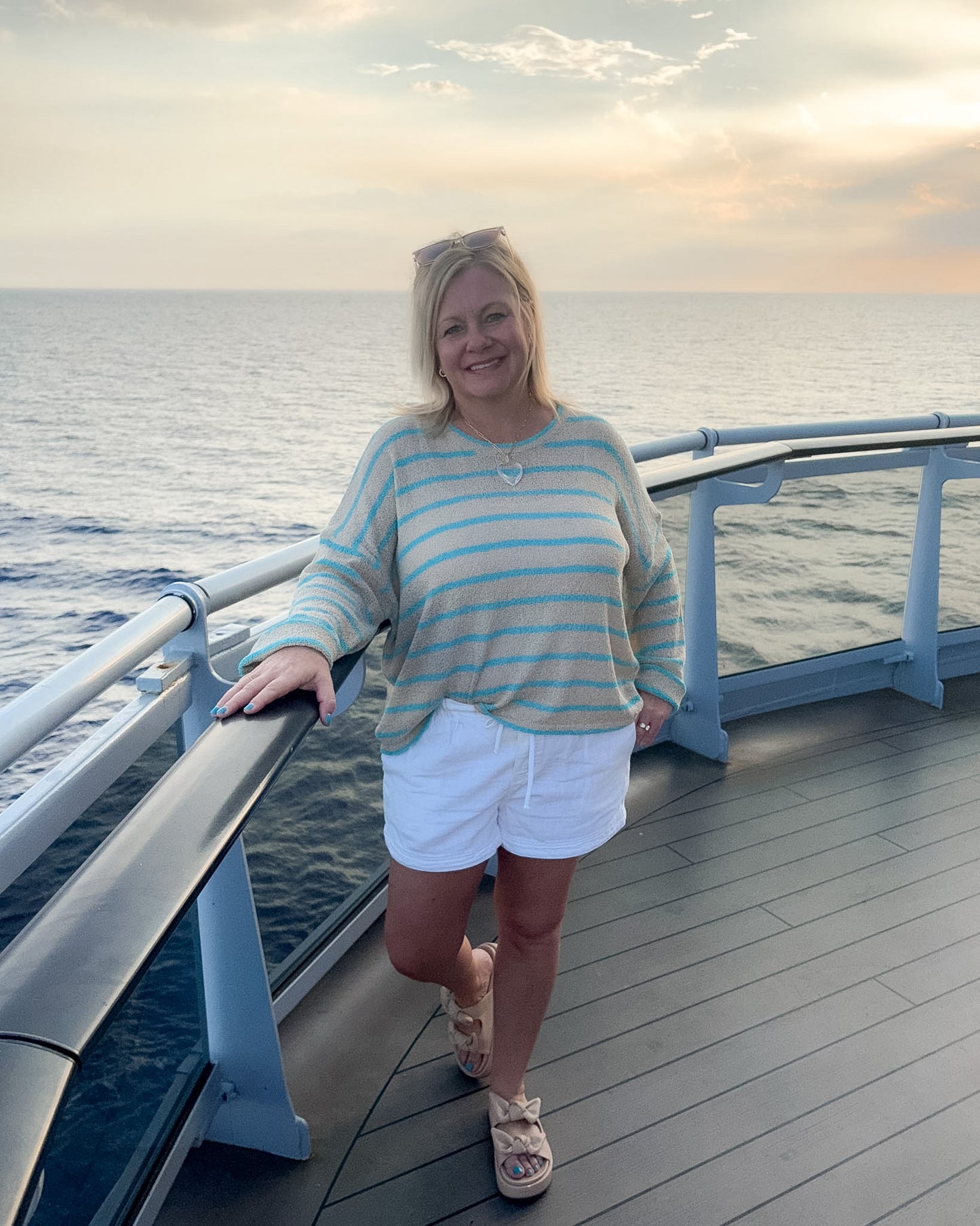 Elaine Striped Lightweight Sweater