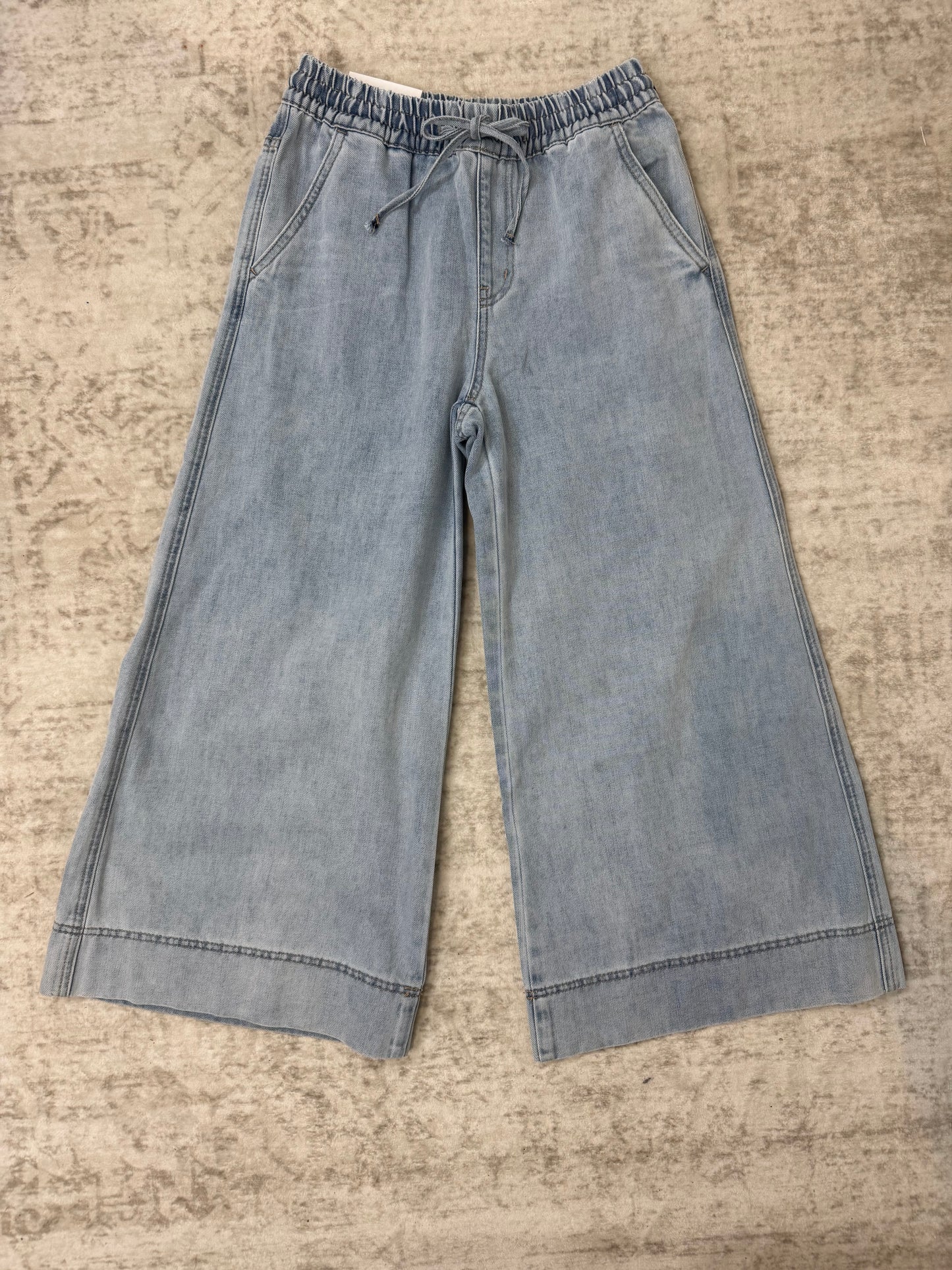 Monica High Wide Leg Capri