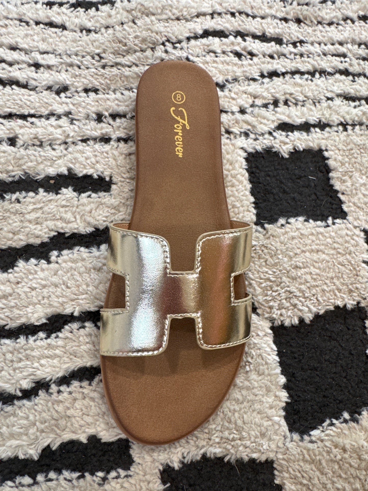 Cut-Out Design Sandals