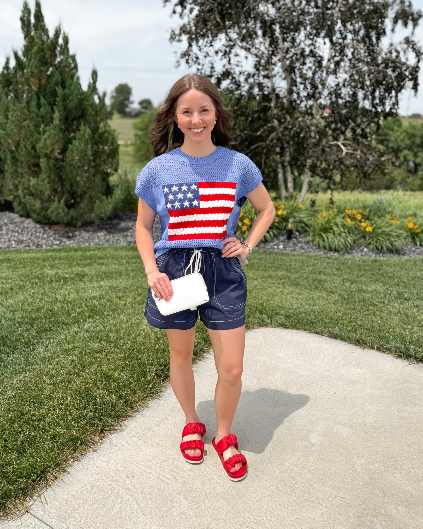 Wren Crochet Flag Top