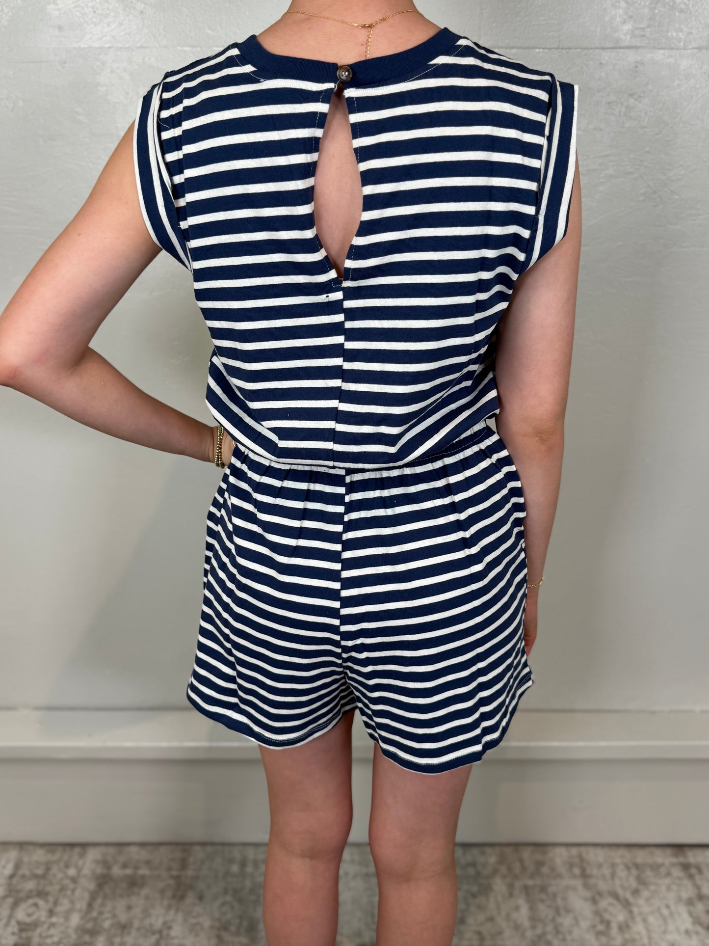 Jadie Stripe Romper