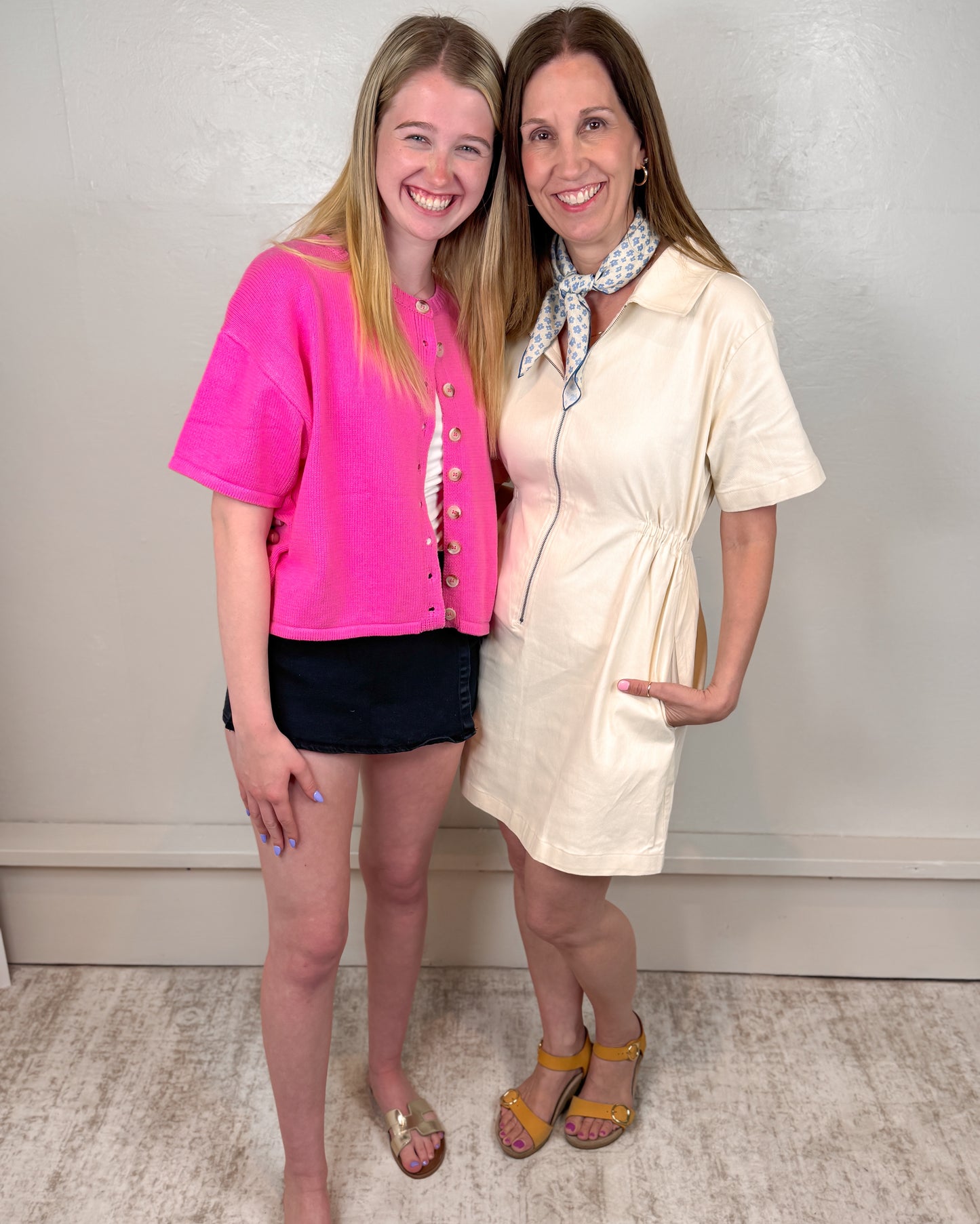 Sonia Pink Button Down Top